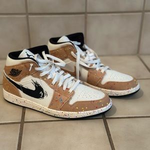 Jordan 1 Size 12 Brushstroke